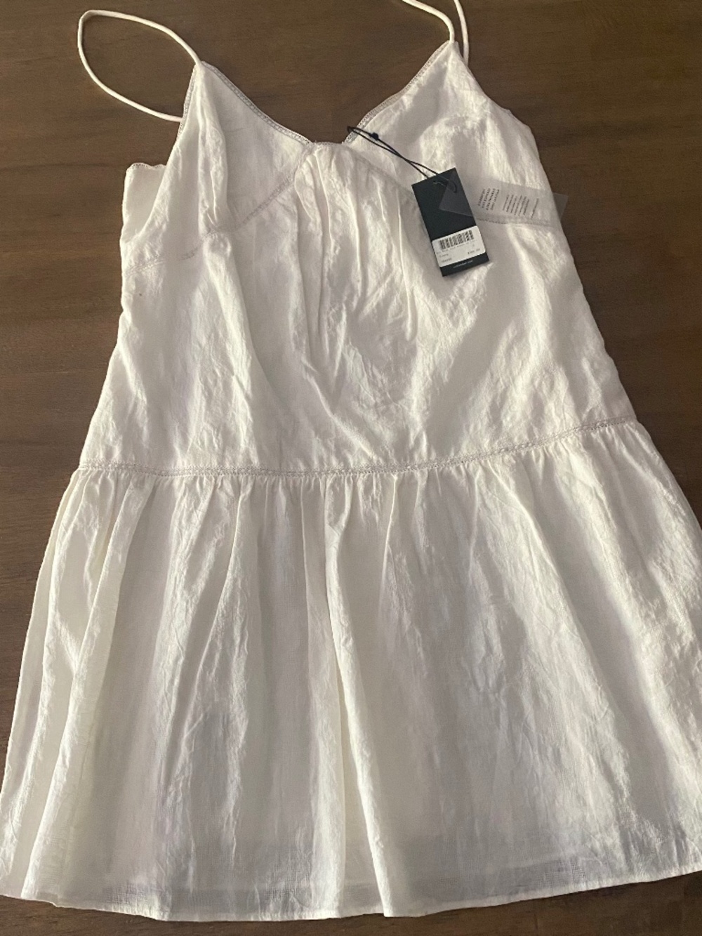 Sir the Label White Lined Dress